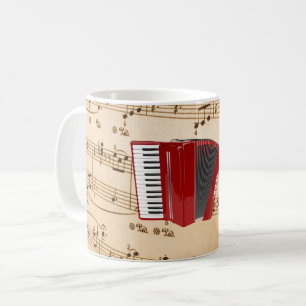 Accordion Music, popular design, Coffee Mug