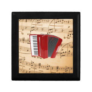 Accordion Music, popular design, Gift Box
