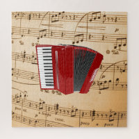 Accordion Music, popular design,