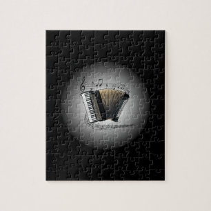 Accordion ~  Musical Globe ~ Musical Scale ~ Jigsaw Puzzle