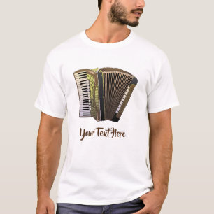 Accordion Musical Instrument Personalized T-Shirt