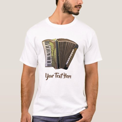 Accordion Musical Instrument Personalized T_Shirt