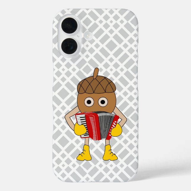 Accordion Nut Case-Mate iPhone Case (Back)