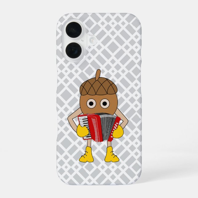 Accordion Nut Iphone Case (Back)