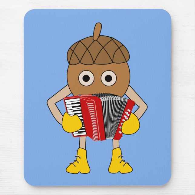 Accordion Nut Mouse Pad (Front)