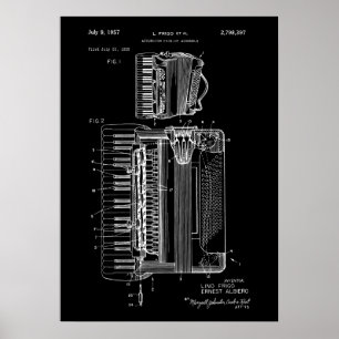 Accordion Patent Poster