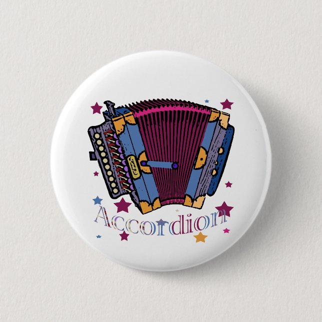 Accordion Pinback Button (Front)