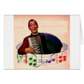accordion player (Front Horizontal)