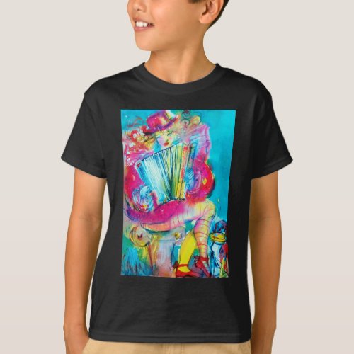 ACCORDION PLAYER IN THE NIGHT T_Shirt
