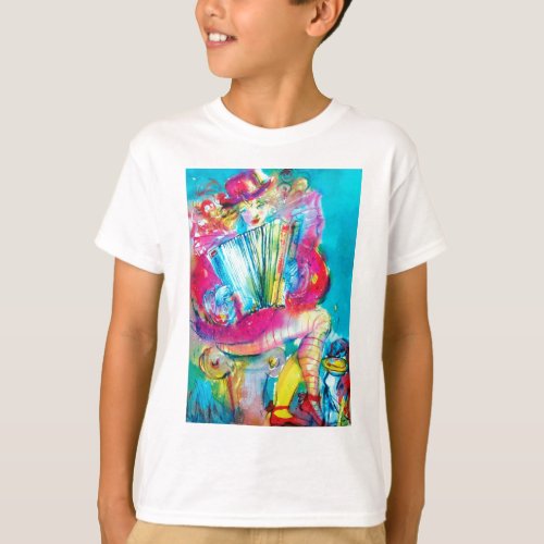 ACCORDION PLAYER IN THE NIGHT T_Shirt