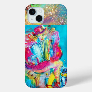 ACCORDION PLAYER IN THE NIGHT Watercolor iPhone 15 Plus Case