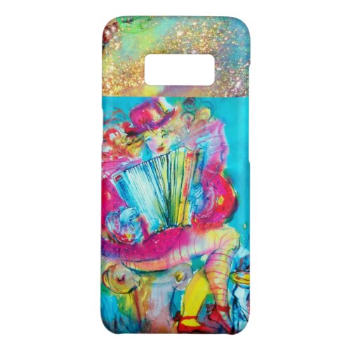 ACCORDION PLAYER IN THE NIGHT Watercolor Case_Mate Samsung Galaxy S8 Case