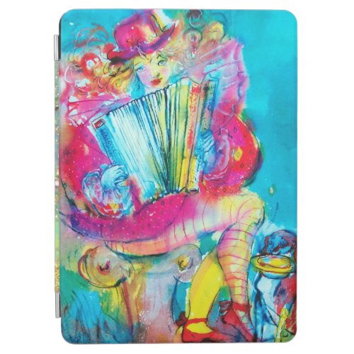 ACCORDION PLAYER IN THE NIGHT Watercolor iPad Air Cover