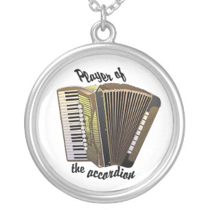 Accordion Player necklace