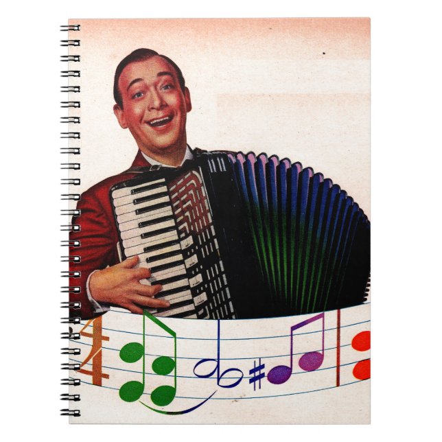 accordion player notebook (Front)