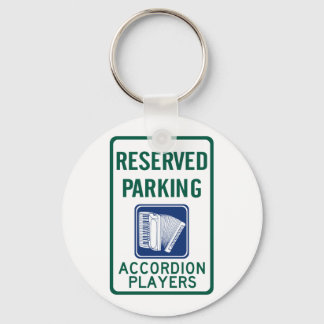 Accordion Player Parking Keychain