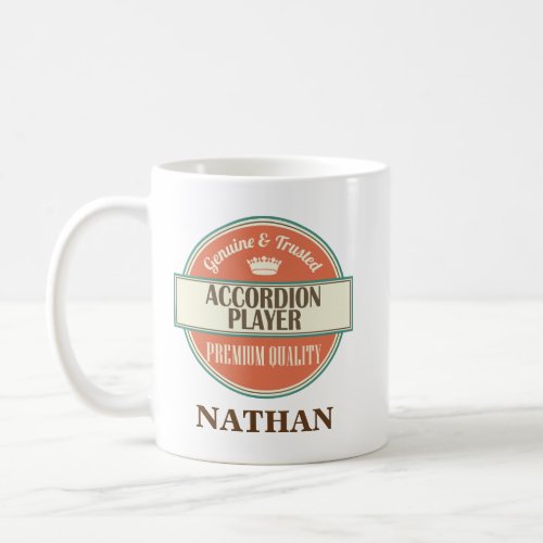 Accordion Player Personalized Office Mug Gift