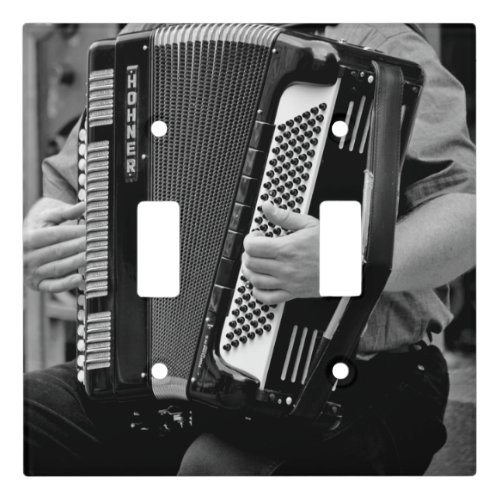 Accordion Player Squeezebox Fun Light Switch Cover