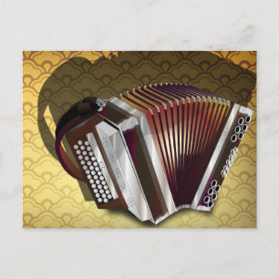 Accordion Postcard
