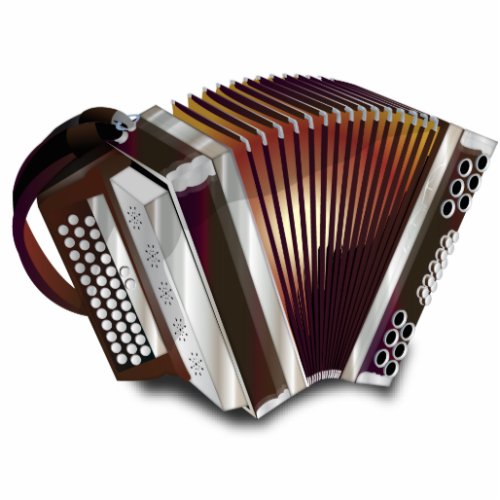 Accordion Statuette