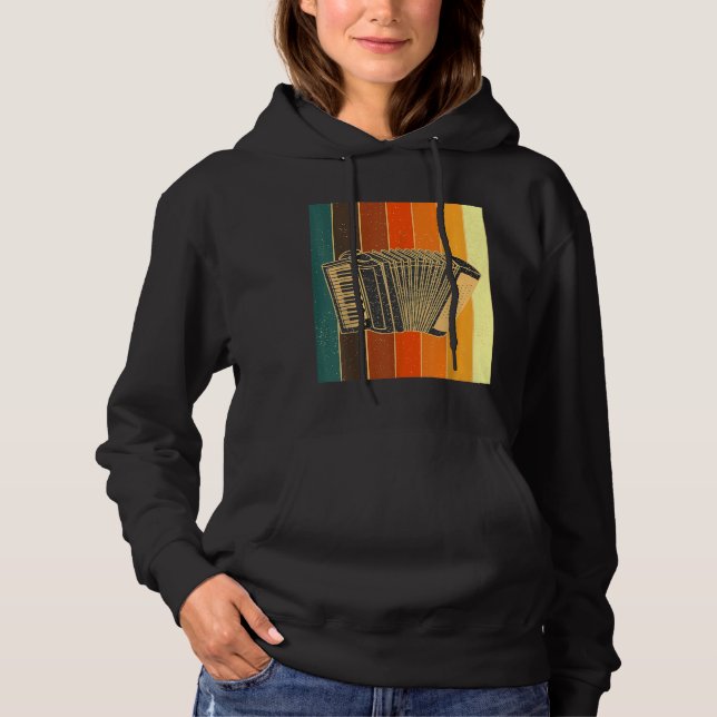 Accordion Styrian Accordion Retro Styrian Harmonic Hoodie (Front)