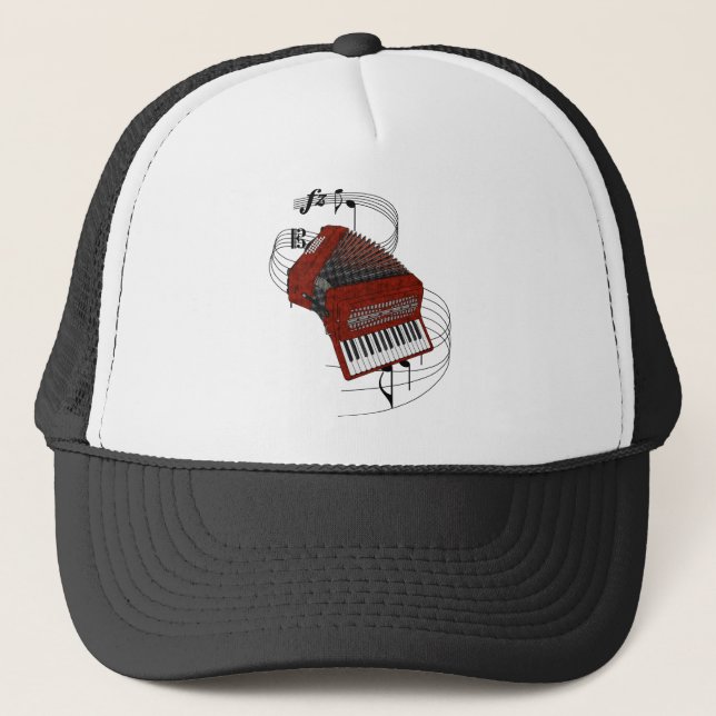 Accordion Trucker Hat (Front)