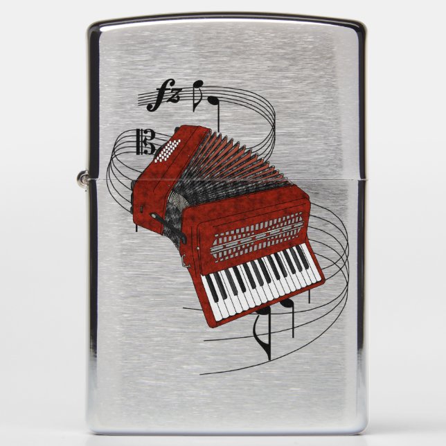 Accordion Zippo Lighter (Front)