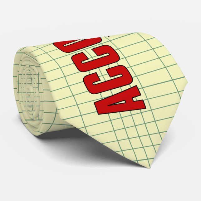 Account Figures are My Specialty Funny Tie (Rolled)