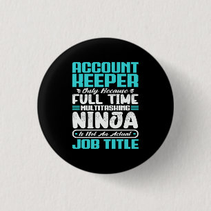 Account Keeper Job Title Profession Skills Button