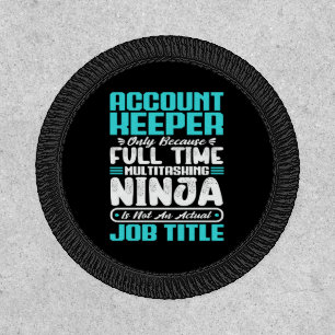 Account Keeper Job Title Profession Skills Patch