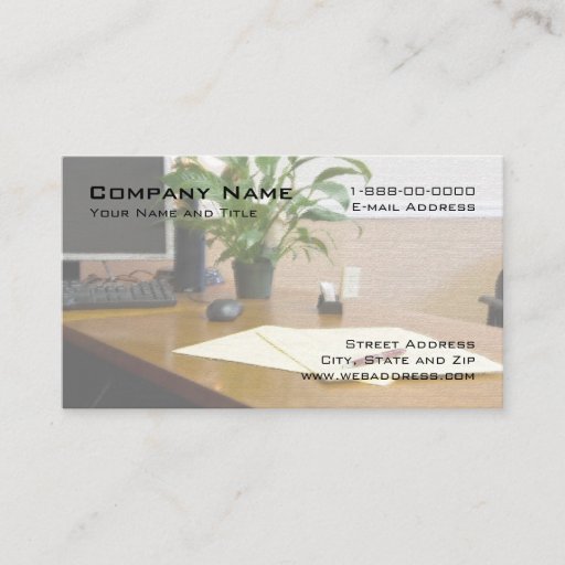 Customizable Account Management Services Business Card