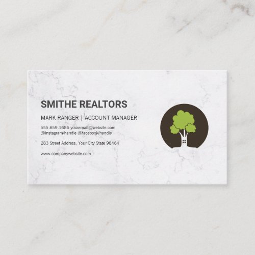 Account Manager  Finance  Tree Icon Appointment Card