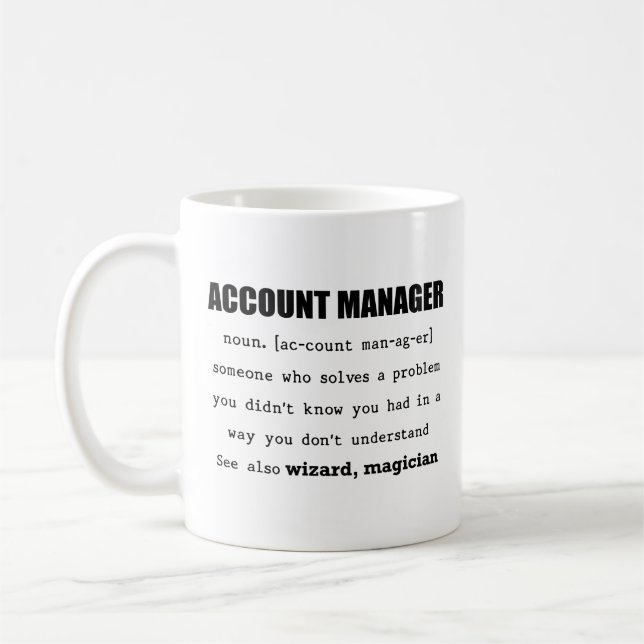 Account Manager Mug (Left)
