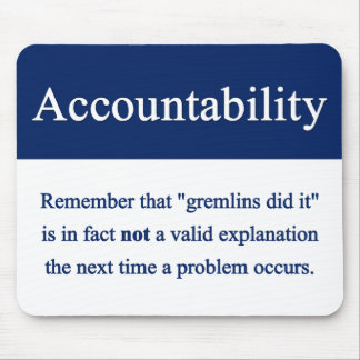 Accountability Mousepad