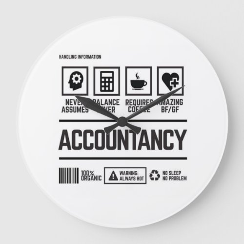 accountancy large clock