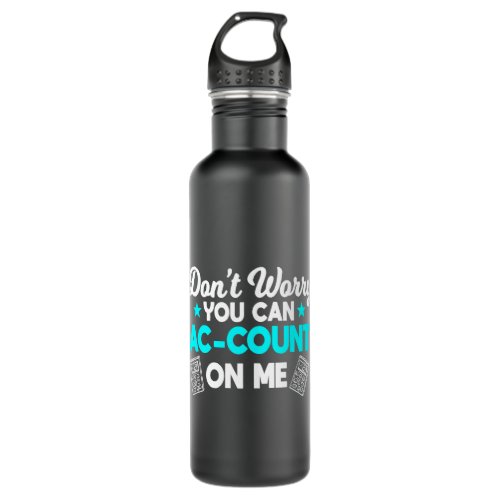 Accountant Accounting Certified Public Accountant  Stainless Steel Water Bottle