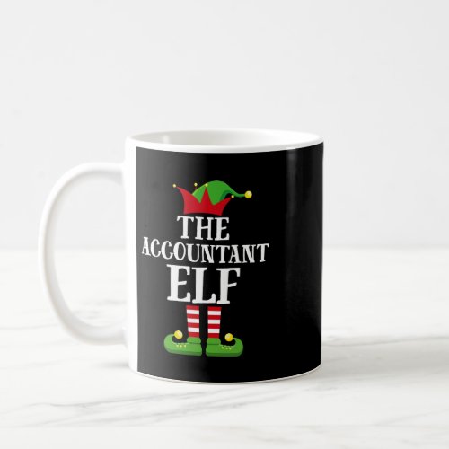 Accountant Accounting Elf Family Matching Christma Coffee Mug