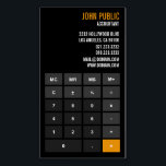 Accountant App Calculator Business Card Magnet<br><div class="desc">A unique and modern magnetic business card template designed to look like a calculator. This cool magnetic business card design is ideal for accountants,  but also works for people who work in finance,  as well as math teachers and tutors.</div>