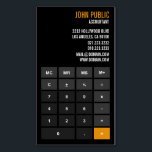 Accountant App Calculator Business Card Magnet<br><div class="desc">A unique and modern magnetic business card template designed to look like a calculator. This cool magnetic business card design is ideal for accountants,  but also works for people who work in finance,  as well as math teachers and tutors.</div>