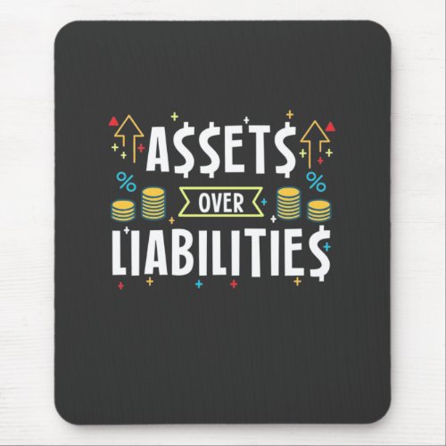 Accountant Assets Over Liabilities Mouse Pad