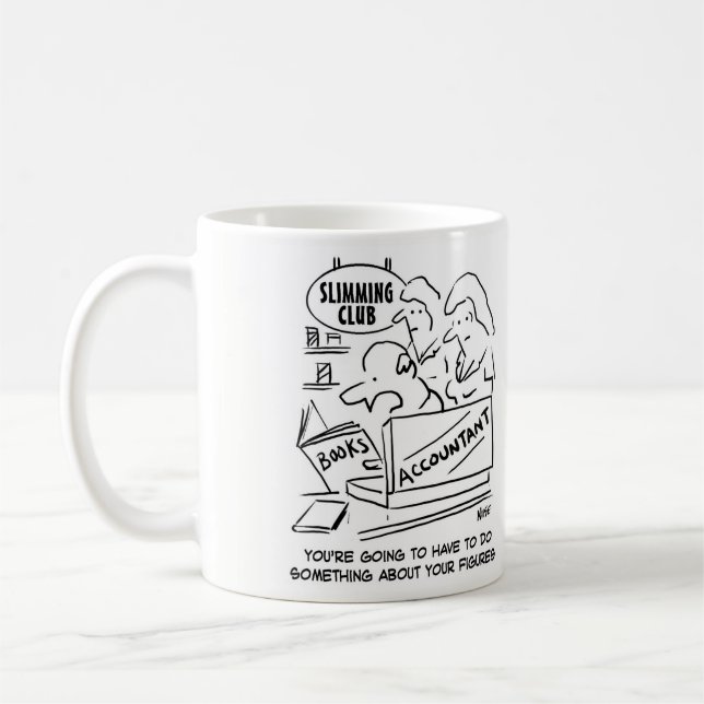 Accountant at Slimming Club Coffee Mug (Left)