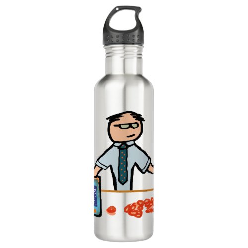 Accountant Bean Counter Stainless Steel Water Bottle