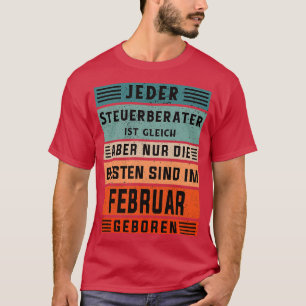 Accountant birthday February born accountant T-Shirt
