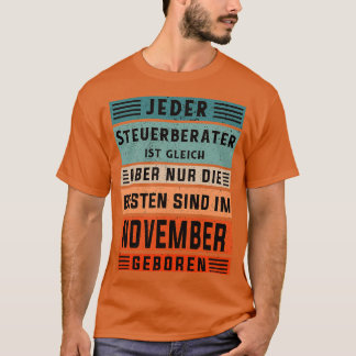 Accountant birthday November born accountant T-Shirt