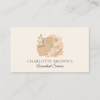 Accountant Bookkeeping Financial Professional Business Card