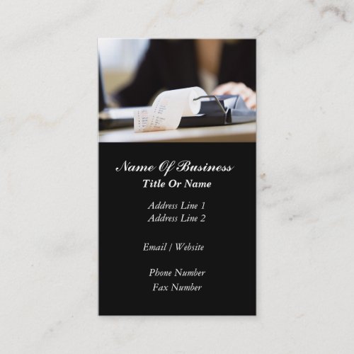 Accountant Business Card