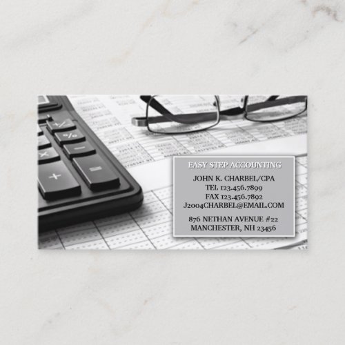 Accountant Business Card