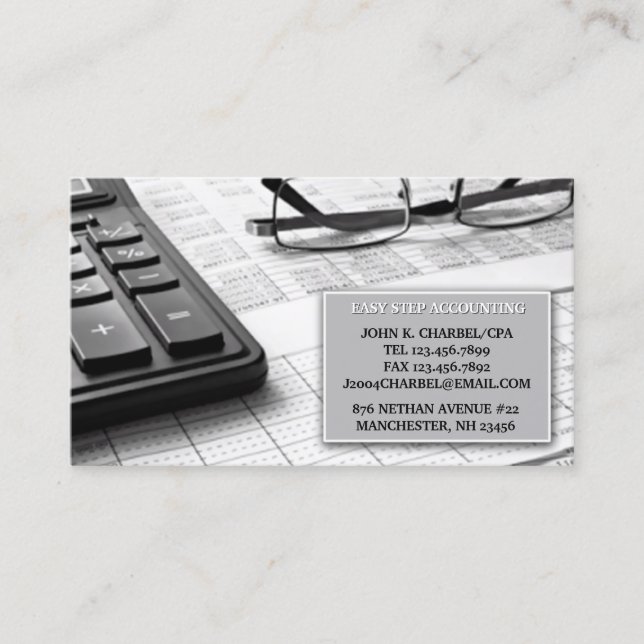 Accountant Business Card (Front)