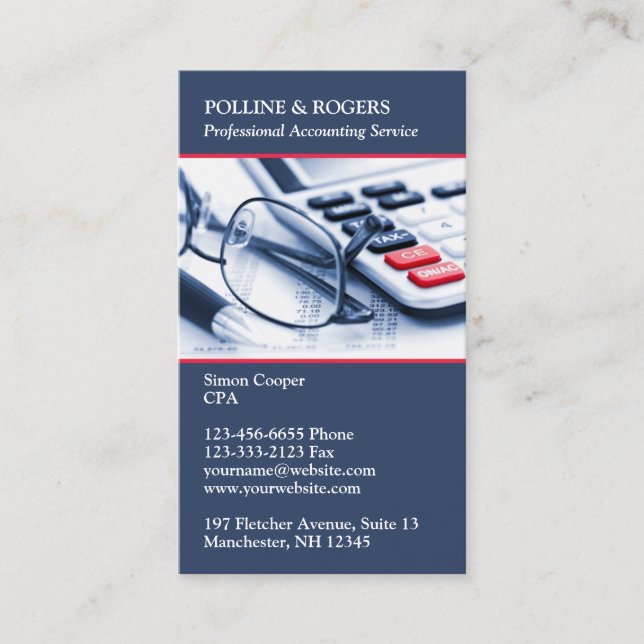 Accountant Business Card (Front)