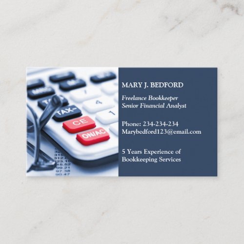 Accountant Business Card